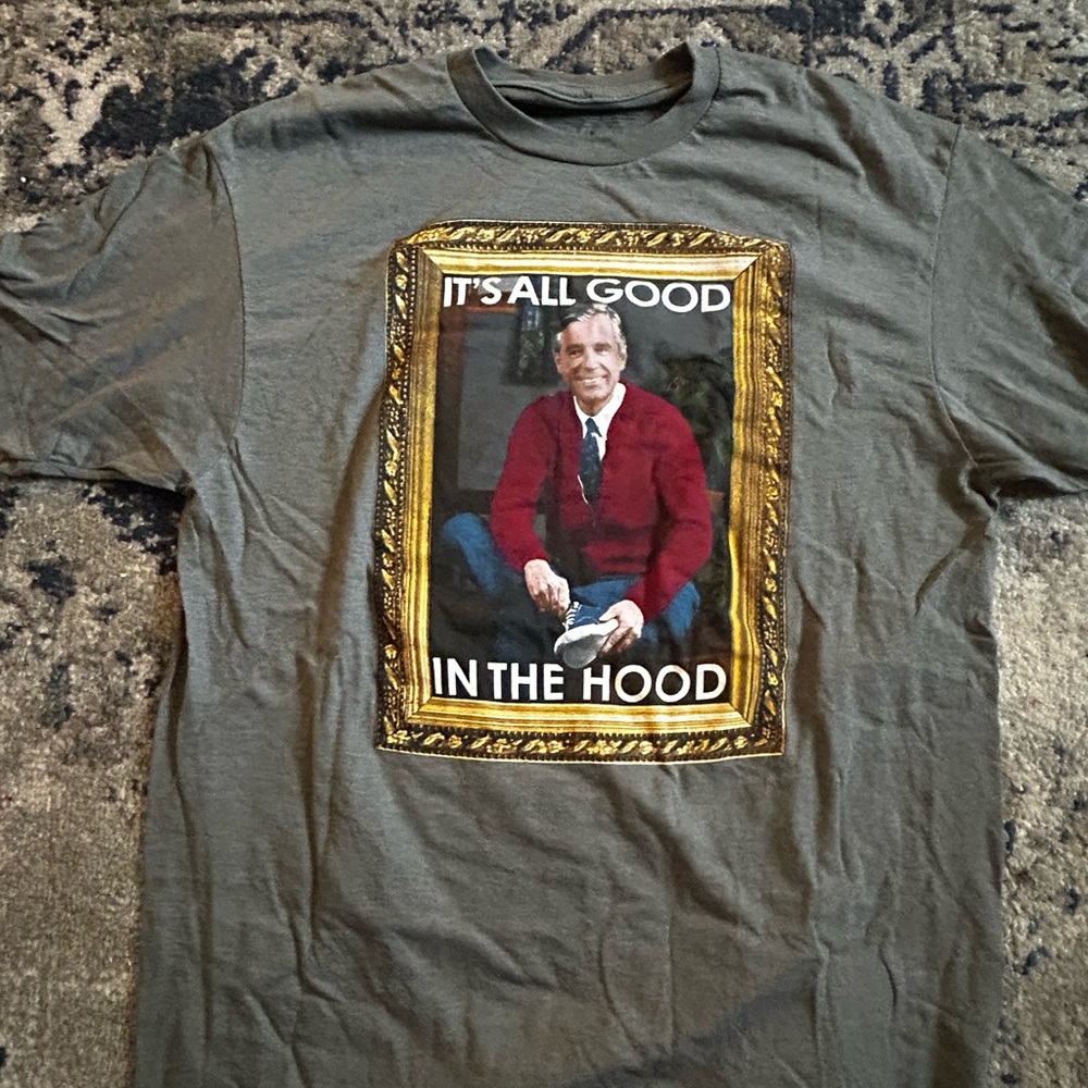 Gray Vintage Mr. Rogers Men's T-Shirt